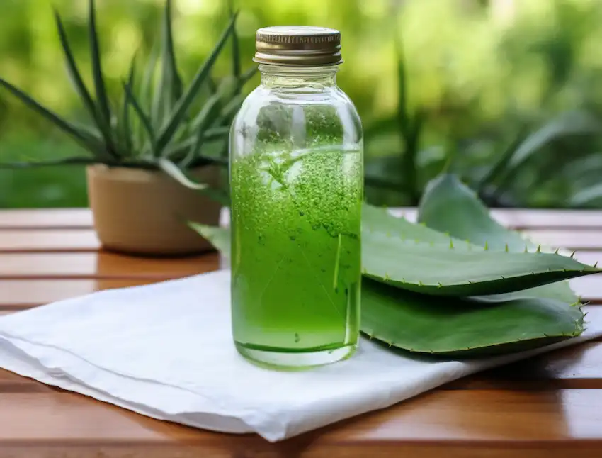solution d'aloe vera