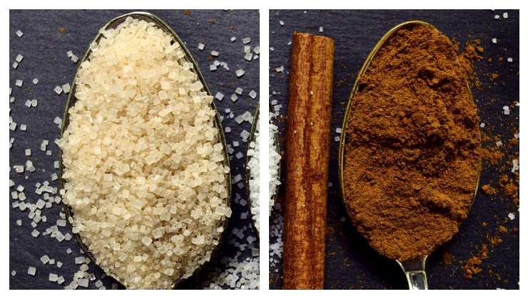 Sucre de canne et cannelle