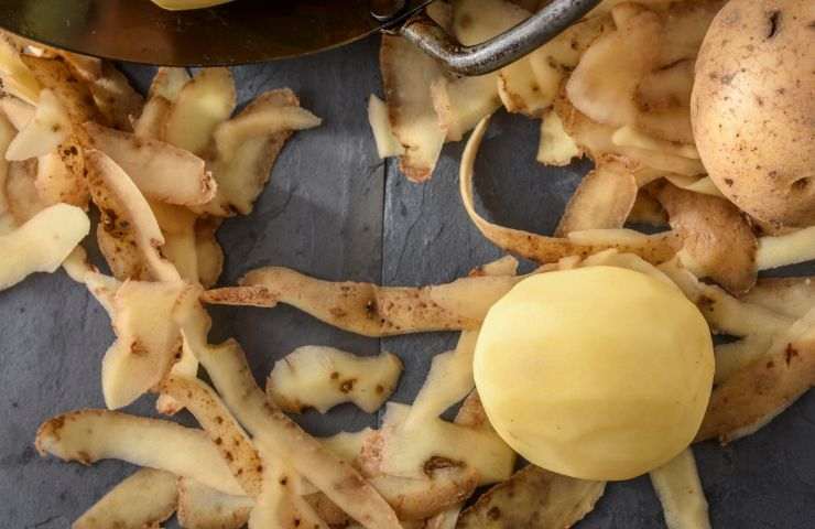 Pommes de terre épluchées