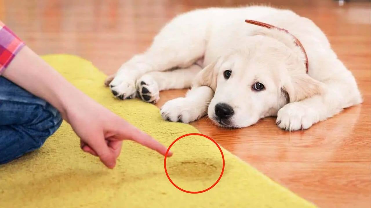 Urina sul tappeto Urine sur le tapis