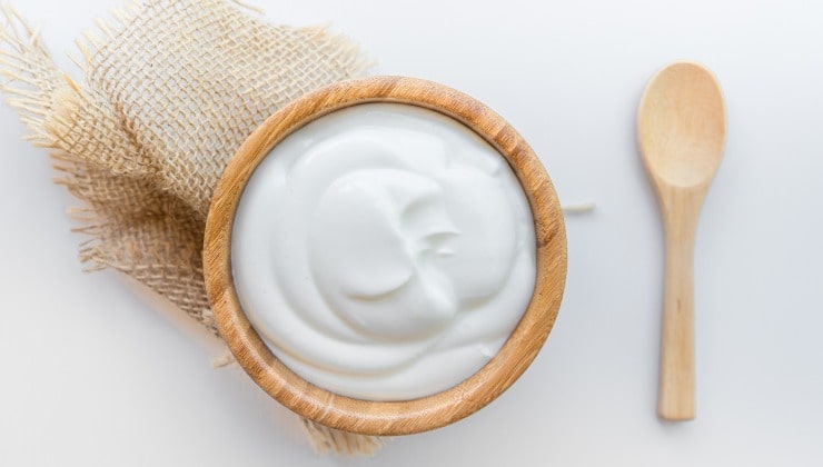 Ciotola yogurt bianco Bol de yaourt nature