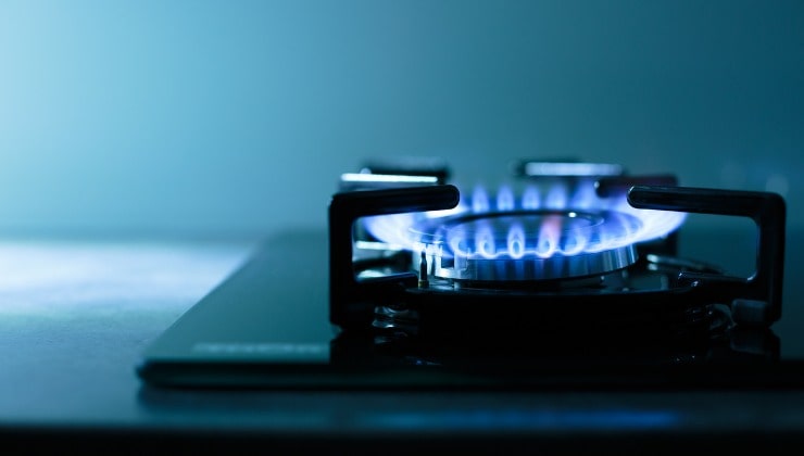 Fiamma fornello del gas Cuisinière à gaz à flamme