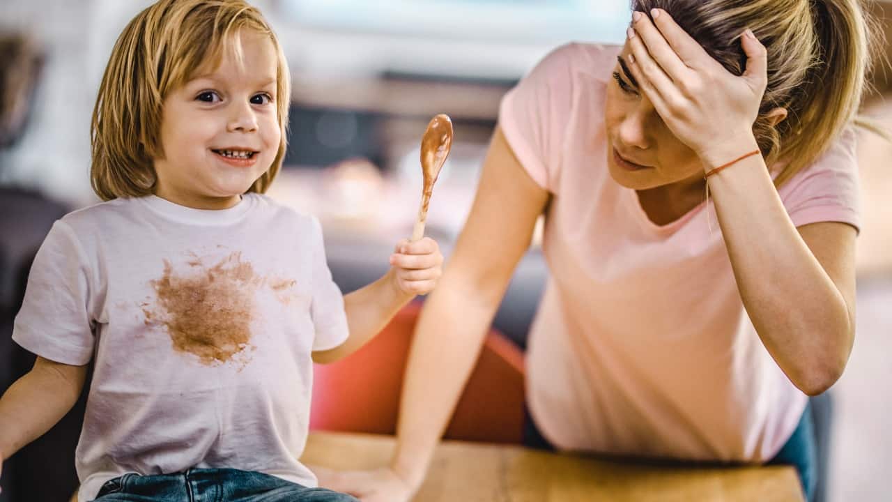 Taches tenaces sur les vêtements