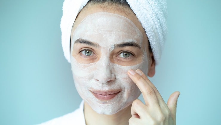 Peau soyeuse et sans rides, masque visage