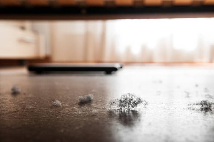 Togliere lo sporco sotto lavatrice e frigorifero Enlevez la saleté sous la machine à laver et le réfrigérateur