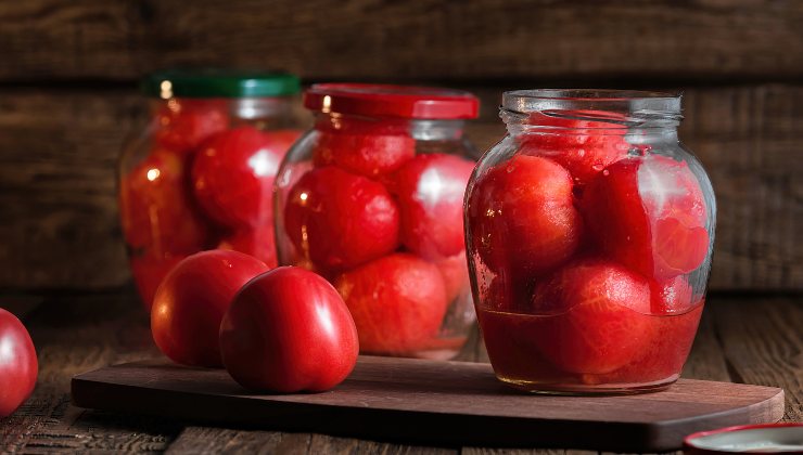 Tomates en bocal