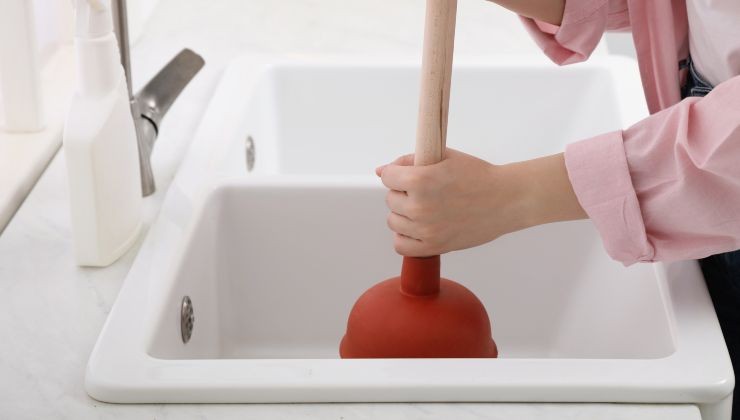 Scarico otturato Drain bouché