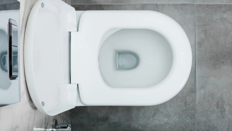 Abattant de toilette blanc